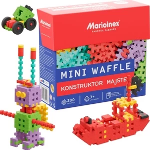 Marioinex Mini vaflinės kaladėlės - Constructor Majster 200 elementai