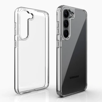 TelForceone Plonas 1 mm dėklas, skirtas Samsung Galaxy S23 Plus skaidrus