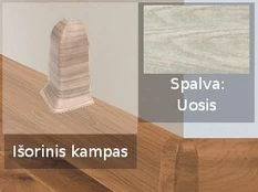 Grindjuostė termoplasto Vox, (61) uosis | Kampas SMART FLEX / IZZI, išorinis