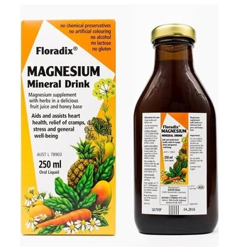 Maisto papildas Floradix Magnesium, 250 ml