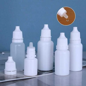 10 ml buteliukas su lašintuvu su aplikatoriumi - skysčiams dozuoti