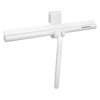 Silikoninis dušo valytuvas MINISMUS K 33 cm, baltas