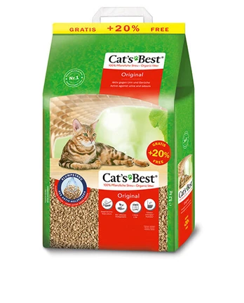 Sušokantis kraikas katėms Cat’s Best Original, 10+2 L