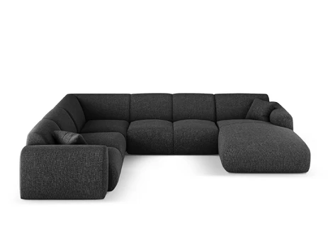 Panoramic Left Corner Sofa, "Nolio", 6 Seats, 342x252x72 Made in Europe