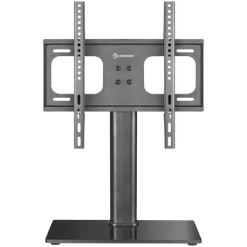 ONKRON Universal Height Adjustable Table Top TV Stand for 26 to 55-inch Flat Panel TVs Digital Panels 30 kg, Black