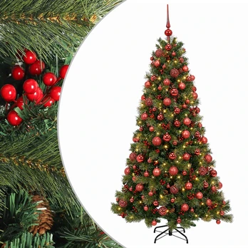 Dirbtinė kalėdinė eglutė su rutuliuku 210 cm 300 LED