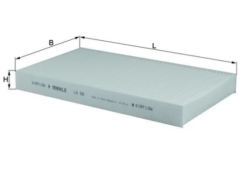 Filtras, salono oras KNECHT LA 56