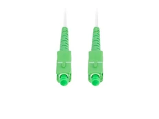 LANBERG šviesolaidinis patchcord SM SC/APC-SC/APC simplex 10m LSZH g657a2 3.0mm baltas kaina