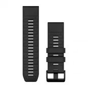 Apyrankė Garmin QuickFit 26 Watch Bands, Black Silicone kaina