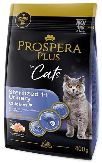 Prospera Plus Sterilized vištiena Urinary 0,4kg (šlapimo sistemos ligų profilaktikai)