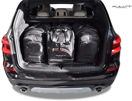 Bmw X3 2017+ krepšiai į bagažinę 4 vnt