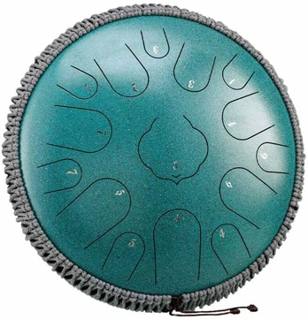 Mėnulio būgnas Hluru-Wangyou TWR15-14-Malachite (D tonacija)