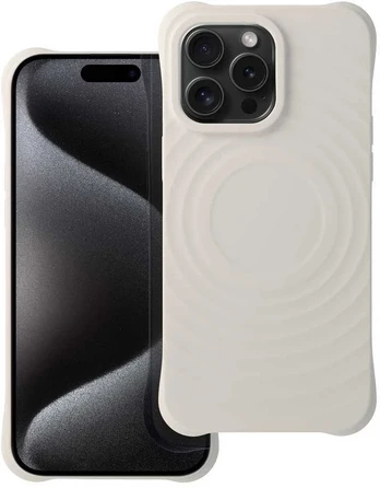 Oem Case for iPhone 16 Silicone Zephyr Mag Cover compatible with MagSafe baltas