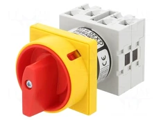 Switch: cam switch | Stabl.pos: 2 | 32A | 0-1 | Poles: 3 | Pos: 2 | -25÷55°C kaina
