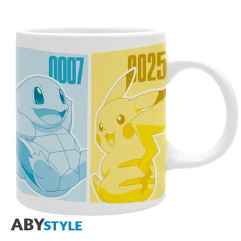 POKEMON Mug - Pikachu & Kanto Starters - 320 ml