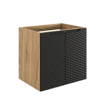 Vonios spintelė COMAD Ocean Black 82-60-2D, ąžuolo/juoda