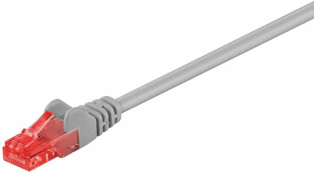 MicroConnect U/UTP CAT6 10M Pilkas/Lavendel