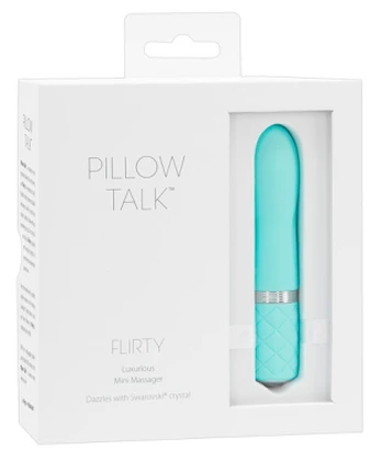 Pillow Talk - Flirty Bullet Vibrator Teal bullet vibratorius
