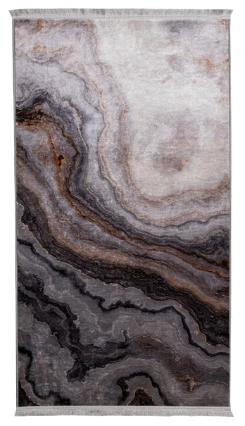 Kilimas Splendid AGAT Printed, pilkas, 140 cm x 80 cm