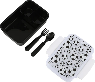 Itotal - Lunch Box with Cutlery - Football (ID2023)