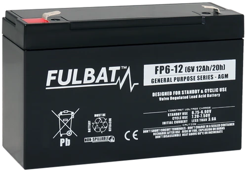 Burrel FULBAT AGM-FP 6V-12Ah akumuliatorius