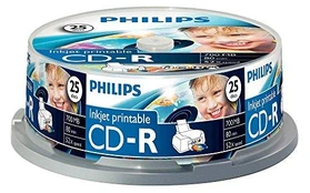 1x25 Philips CD-R 80min 700MB 52x IW SP