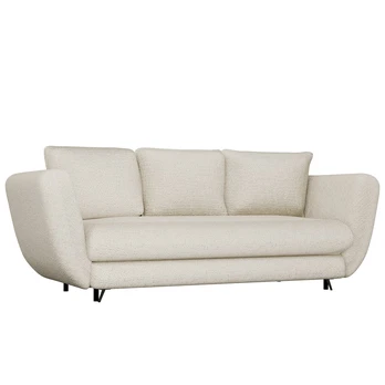 Sofa-lova Saris, smėlio, 248 x 104 cm x 99 cm