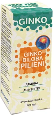Pharmpro GINKO BILOBA lašai 40 ml
