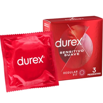 Prezervatyvai DUREX SOFT AND SENSITIVE 3 vnt