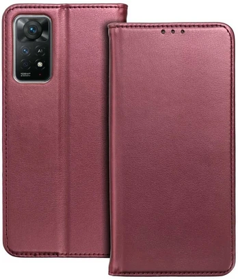 Dėklas Oem Smart Magneto book case for XIAOMI REDMI NOTE 13 4G burgundy