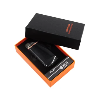 Žiebtuvėlis, įkraunamas USB : Spalva - Sidabrinė