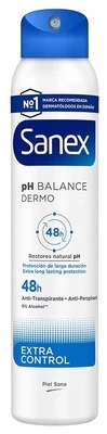 Moteriškas dezodorantas Sanex Dermo Extra-Control, 200 ml