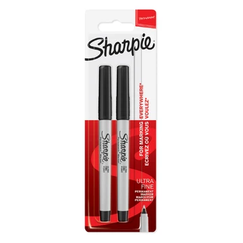 Sharpie Marker Ultra Fine Fein Juodas 2 vnt.