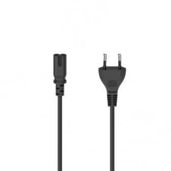 Powercord Hama 2-pin, 2,5m black