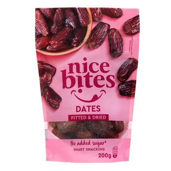 Džiovintos datulės be kauliukų NICE BITES, 200 g