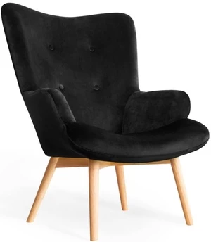 Fotelis Homla Moss 921364, juodas