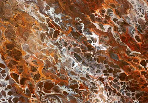Fototapetas Artgeist Brown Craters, 250 cm x 175 cm