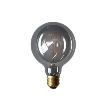 5W E27 LED lemputė Vintage Curved GREY G95