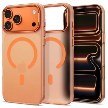 Matinis oranžinis dėklas Apple iPhone 17 Pro / 18 Pro telefonui "Tech-Protect MagZero Magsafe"