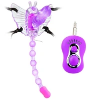 Klitorio stimuliatorius BAILE BUTTERFLY STRAP kaina