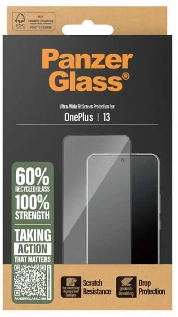 Panzer Glass PANZERGLASSONEPLUS 13R Juodas FRAME UWF