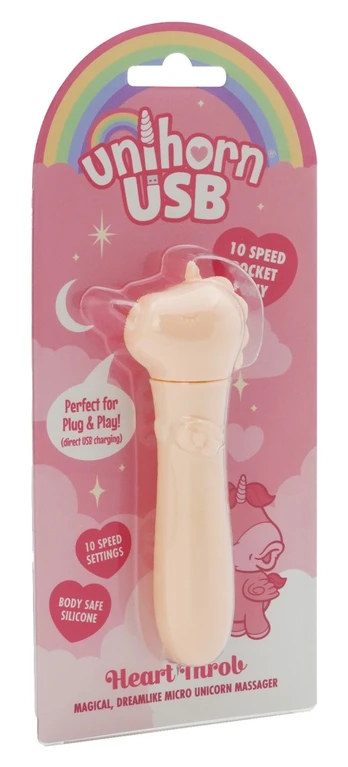 Unihorn usb Heart Throb Mini vibratorius