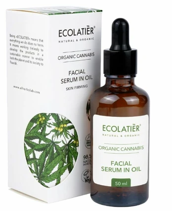 Veido serumas Ecolatier Organic Cannabis, 50 ml
