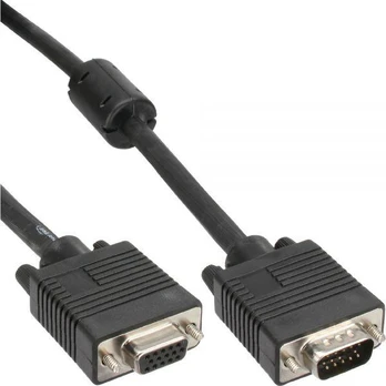 Kabelis InLine D-Sub (VGA) - D-Sub (VGA) 0.5m juoda (17705B)