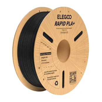 ELEGOO Rapid PLA+ Filament (Black)
