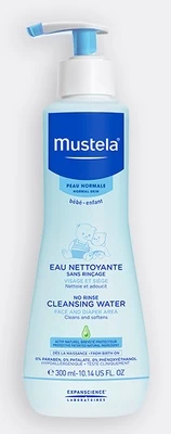 Valiklis Mustela Baby Cleansing Water, 300 ml kaina