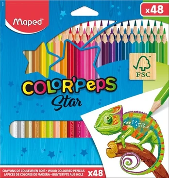 Pieštukų rinkinys Maped, 48 vnt