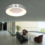 LED lubinis šviestuvas "Ringlede" 2 700 K Ø 30 cm, sidabrinis