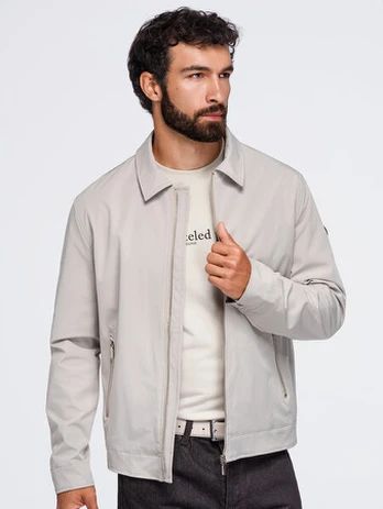 Striukė vyrams Ombre OM-JANP-0224, pilka