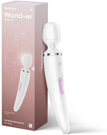 SATISFYER WAND-ERLAND VIBRADOR BLANCO 1UN